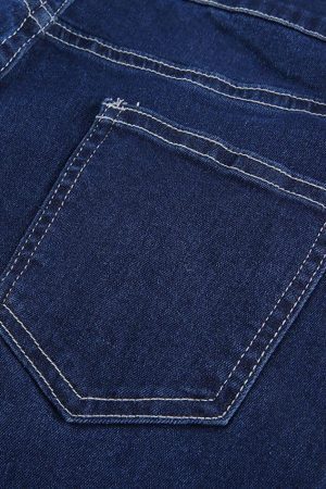 Style Core Aesthetics, New Style Trends - Jean évasé taille haute classique