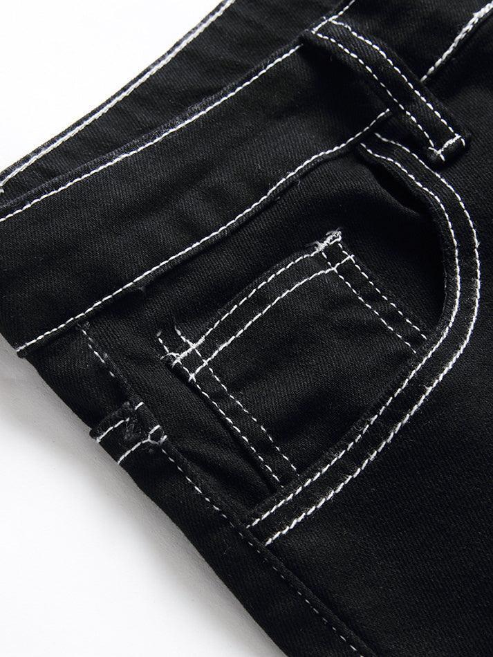 Style Core Aesthetics, New Style Trends - Jean évasé taille mi-haute délavé Style Core Aesthetics, New Style Trends - Jean évasé taille mi-haute délavé