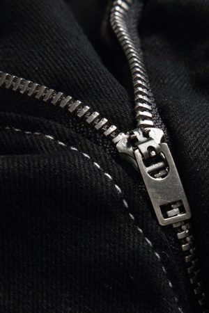 Style Core Aesthetics, New Style Trends - Jean évasé taille mi-haute délavé