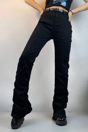 Style Core Aesthetics, New Style Trends - Jean vintage évasé à la cheville