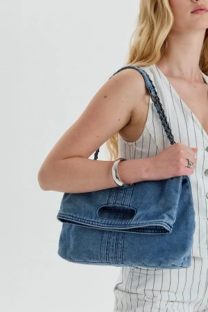 Style Core Aesthetics, New Style Trends - Jeanelle | Sac en bandoulière denim