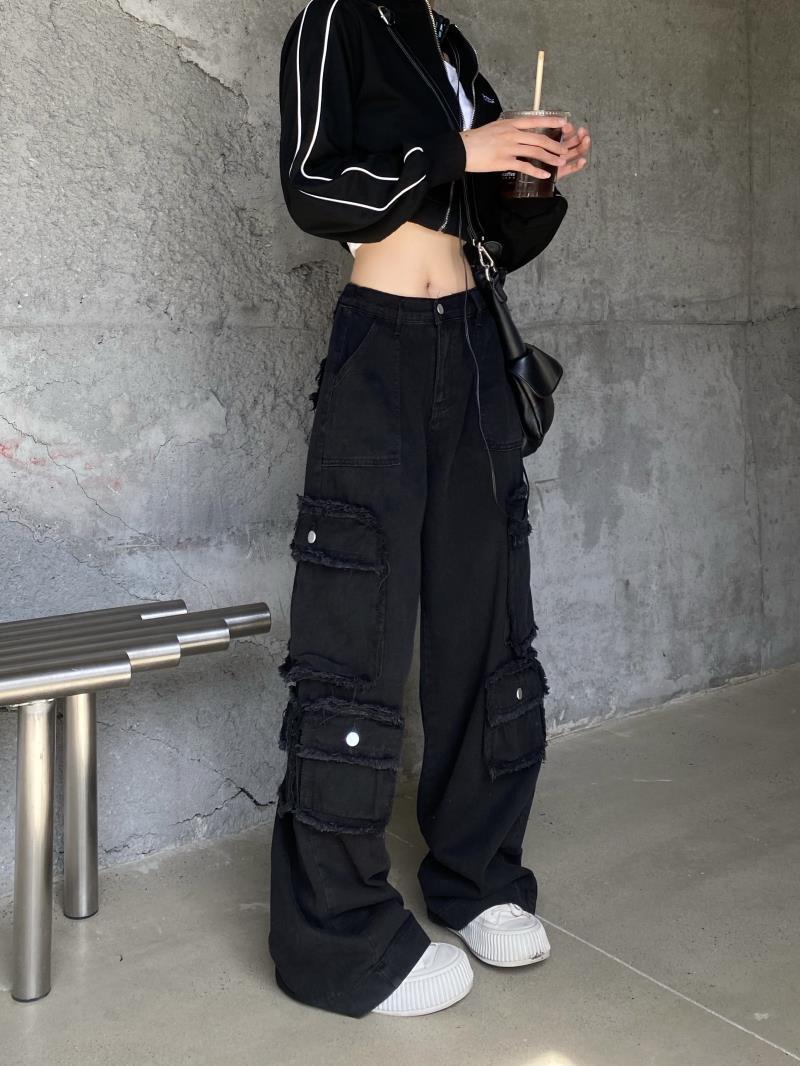 Style Core Aesthetics, New Style Trends - Jeans Cargo Multi-Poches Vintage Baggy Style Core Aesthetics, New Style Trends - Jeans Cargo Multi-Poches Vintage Baggy