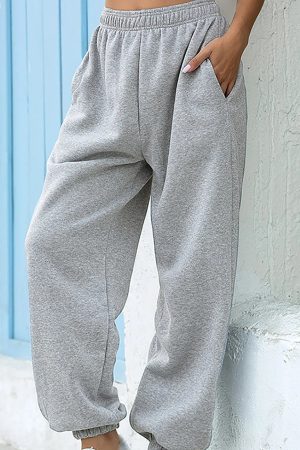 Style Core Aesthetics, New Style Trends - Jogging gris femme