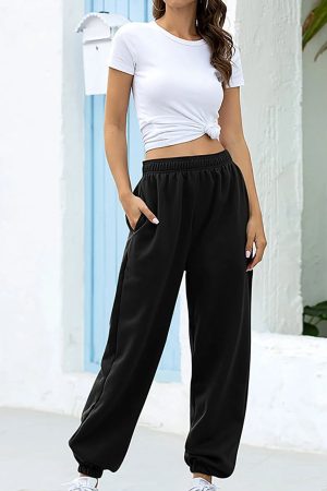 Style Core Aesthetics, New Style Trends - Jogging noir femme