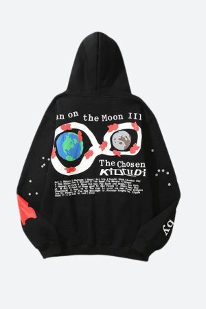 Style Core Aesthetics, New Style Trends - Kid Cudi Man On The Moon III Hoodie
