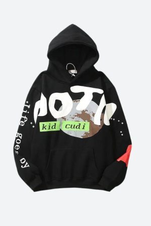 Style Core Aesthetics, New Style Trends - Kid Cudi Man On The Moon III Hoodie