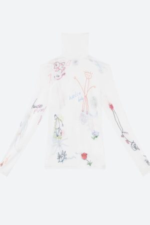 Style Core Aesthetics, New Style Trends - Kid's Art Mesh Top