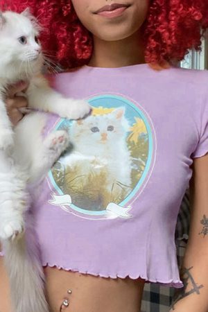 Style Core Aesthetics, New Style Trends - Kitty Love Baby Tee