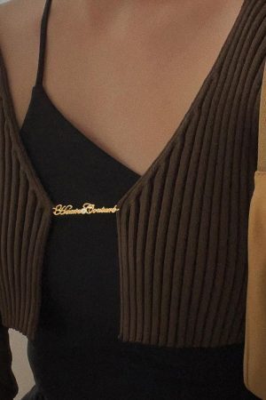 Style Core Aesthetics, New Style Trends - Knitted Cardigan Women Top