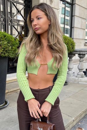 Style Core Aesthetics, New Style Trends - Knitted Cardigan Women Top