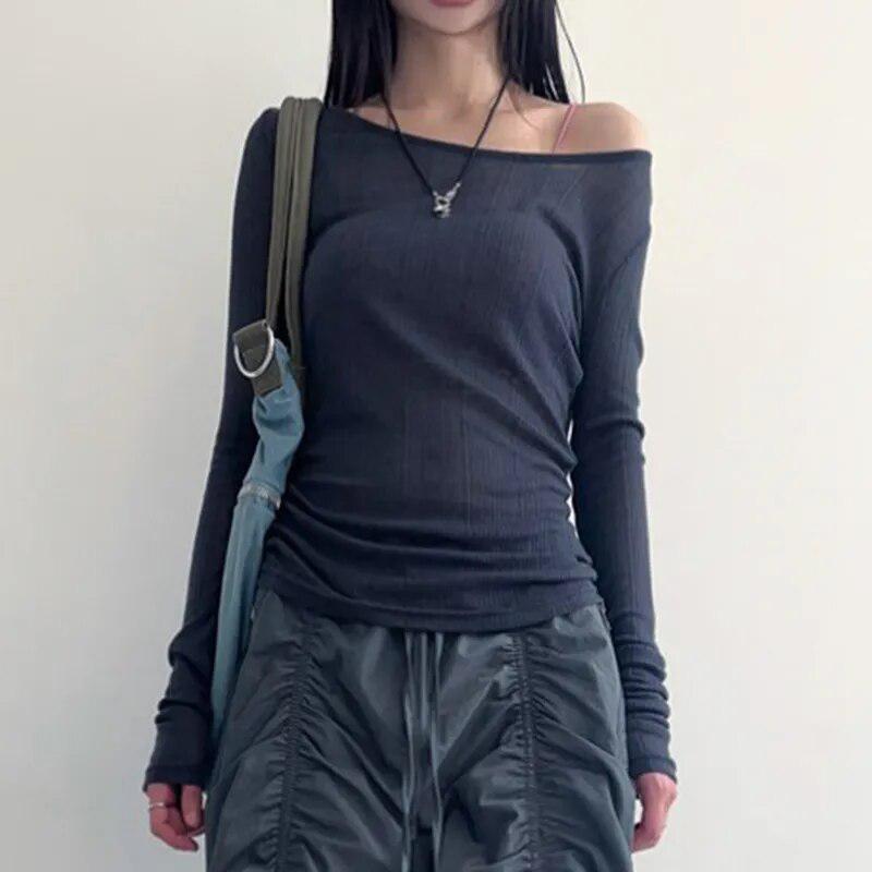 Style Core Aesthetics, New Style Trends - Knitted Mesh Backless Top Style Core Aesthetics, New Style Trends - Knitted Mesh Backless Top