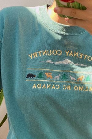 Style Core Aesthetics, New Style Trends - Kootenay Country Salmo T-Shirt