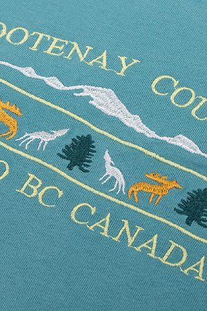 Style Core Aesthetics, New Style Trends - Kootenay Country Salmo T-Shirt