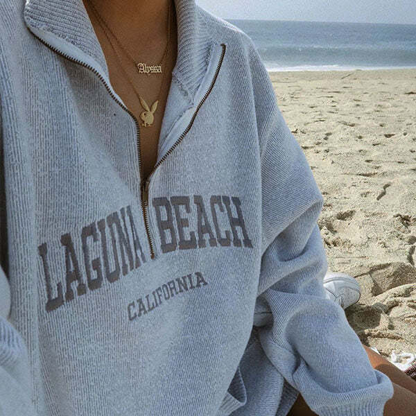 Style Core Aesthetics, New Style Trends - Laguna Beach Zip Up Sweatshirt Style Core Aesthetics, New Style Trends - Laguna Beach Zip Up Sweatshirt