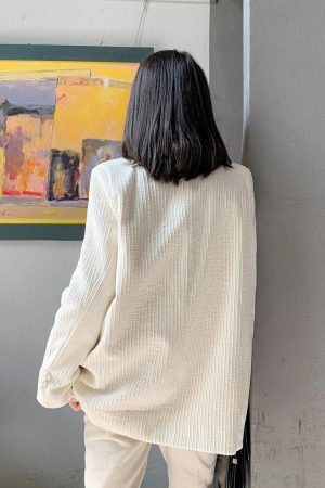 Style Core Aesthetics, New Style Trends - Light Academia Corduroy Blazer