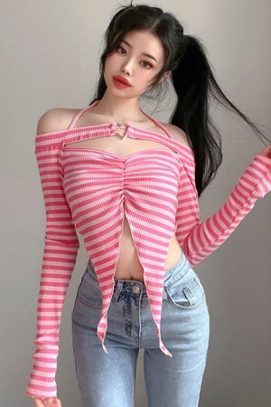 Style Core Aesthetics, New Style Trends - Like It's 2007 Striped Top