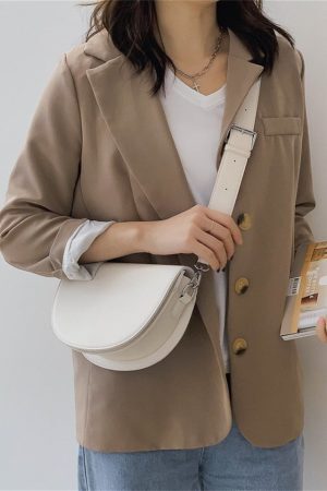 Style Core Aesthetics, New Style Trends - Liora | Sac Bandoulière Demi-Lune