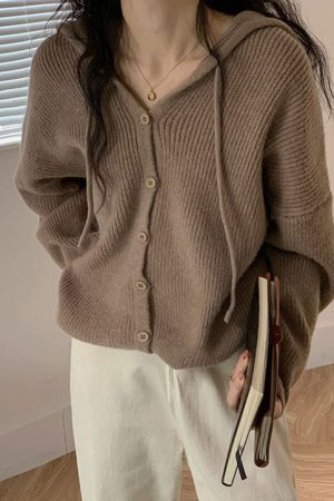 Style Core Aesthetics, New Style Trends - Local Coffee Shop Knit Hoodie