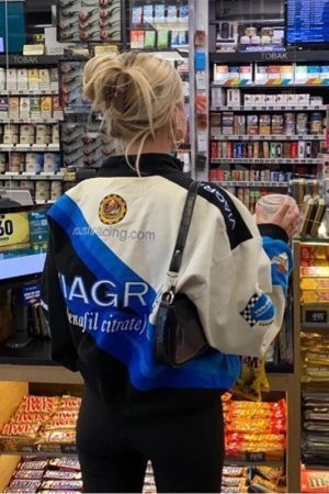 Style Core Aesthetics, New Style Trends - Logo Graphic Oversize Zipper Jacket