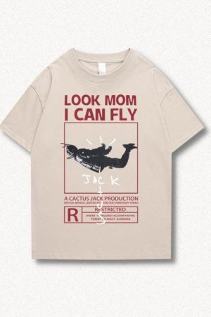 Style Core Aesthetics, New Style Trends - Look Mom I Can Fly Tee
