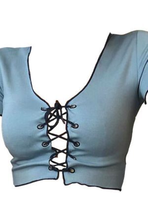 Style Core Aesthetics, New Style Trends - Love Affair Cropped Tee