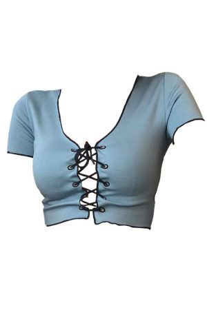 Style Core Aesthetics, New Style Trends - Love Affair Cropped Tee