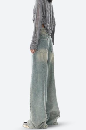 Style Core Aesthetics, New Style Trends - Low Rise Baggy Denim Jeans