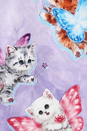 Style Core Aesthetics, New Style Trends - Magic Kitty Crop Top