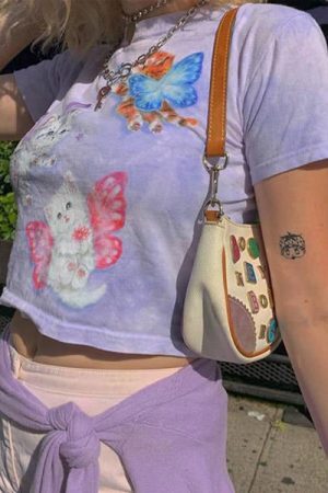 Style Core Aesthetics, New Style Trends - Magic Kitty Crop Top