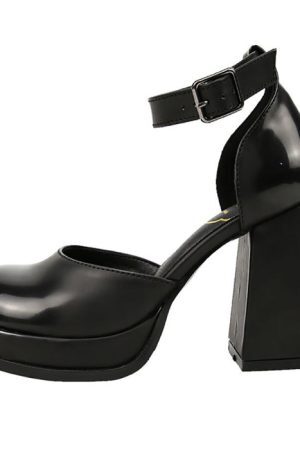Style Core Aesthetics, New Style Trends - Mary Jane Platform Heels