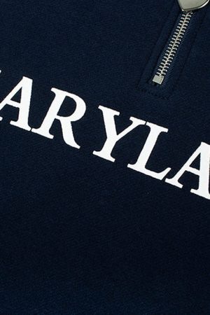 Style Core Aesthetics, New Style Trends - Maryland Zip Up Sweatshirt