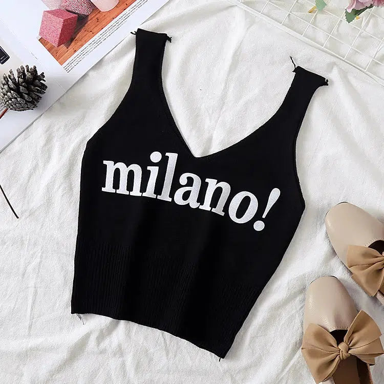 Style Core Aesthetics, New Style Trends - Milano Knitted Tank Top