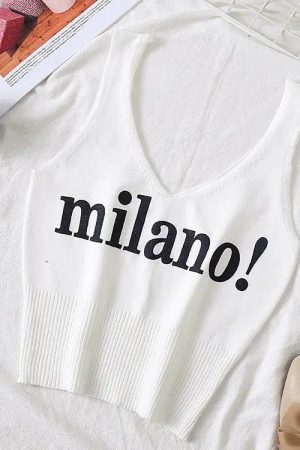 Style Core Aesthetics, New Style Trends - Milano Knitted Tank Top