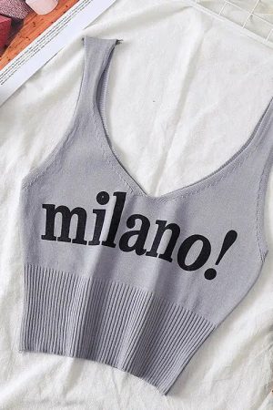 Style Core Aesthetics, New Style Trends - Milano Knitted Tank Top
