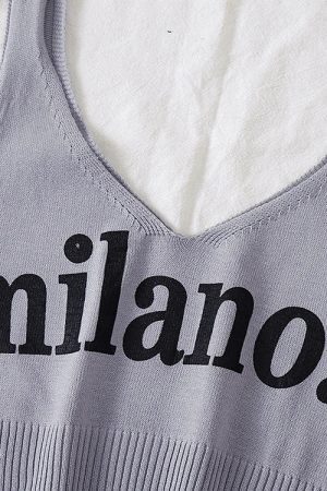 Style Core Aesthetics, New Style Trends - Milano Knitted Tank Top