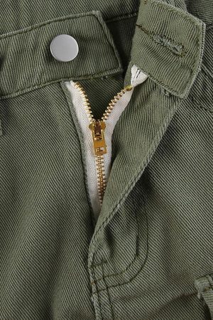 Style Core Aesthetics, New Style Trends - Mini-jupe en jean avec poche plaquée