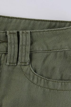 Style Core Aesthetics, New Style Trends - Mini-jupe en jean avec poche plaquée