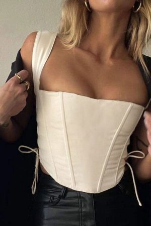 Style Core Aesthetics, New Style Trends - Minimalist Aesthetic Corset Top