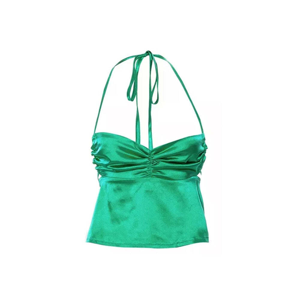 Style Core Aesthetics, New Style Trends - Miracle Satin Tank Top