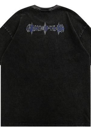 Style Core Aesthetics, New Style Trends - 'Mirror' Cotton T-Shirt