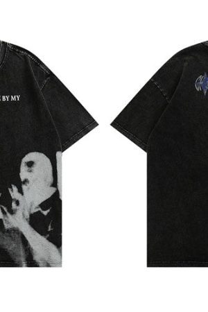 Style Core Aesthetics, New Style Trends - 'Mirror' Cotton T-Shirt