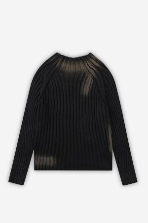 Style Core Aesthetics, New Style Trends - 'Misty' Tie-Dye Knitted Sweater