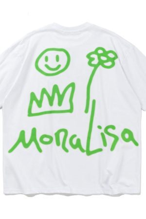 Style Core Aesthetics, New Style Trends - 'Mona Lisa' Cotton T-Shirt