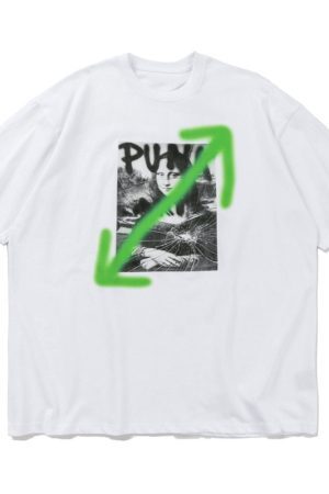 Style Core Aesthetics, New Style Trends - 'Mona Lisa' Cotton T-Shirt