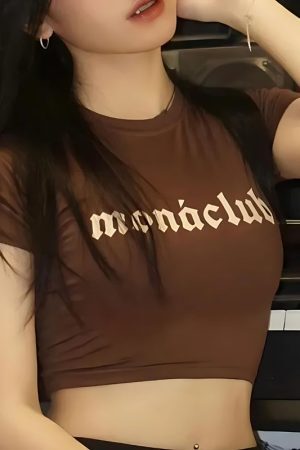 Style Core Aesthetics, New Style Trends - Monaclub Crop Top