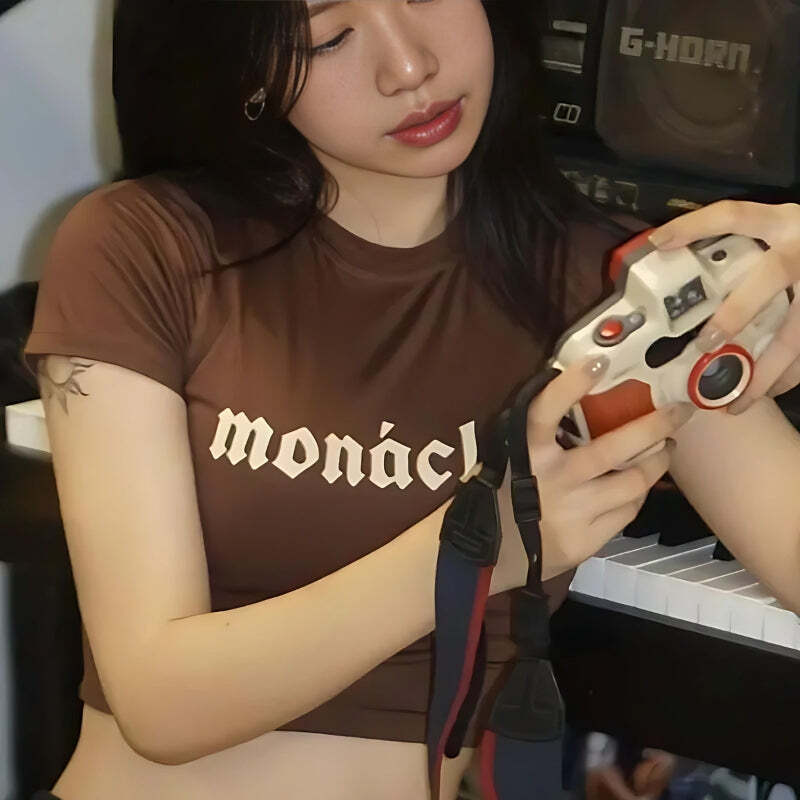 Style Core Aesthetics, New Style Trends - Monaclub Crop Top Style Core Aesthetics, New Style Trends - Monaclub Crop Top