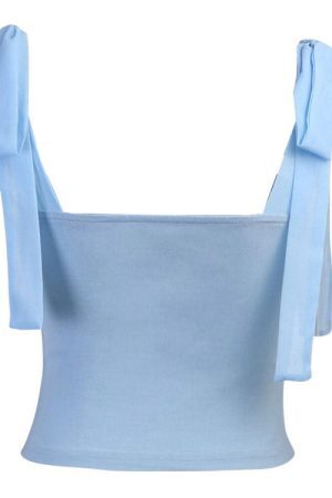 Style Core Aesthetics, New Style Trends - Morning In Paris Bow Tie Top