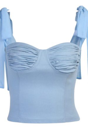 Style Core Aesthetics, New Style Trends - Morning In Paris Bow Tie Top