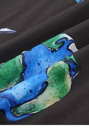 Style Core Aesthetics, New Style Trends - 'Mumbled planet' T shirt