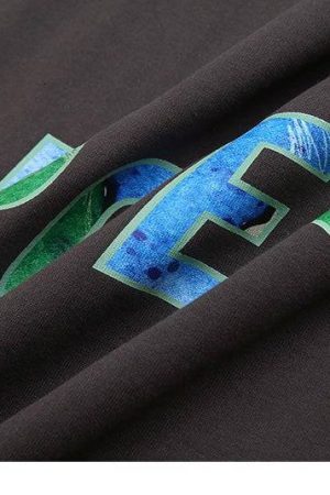 Style Core Aesthetics, New Style Trends - 'Mumbled planet' T shirt